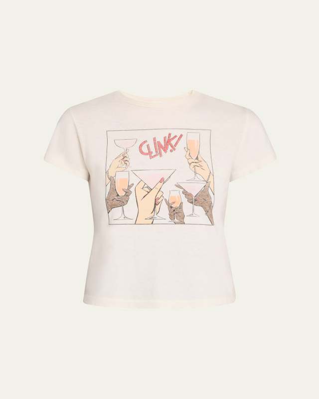 Cheers Crewneck Graphic Tee